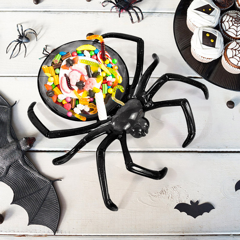 Food Halloween Snacks - Ciotola a Forma di Ragno per