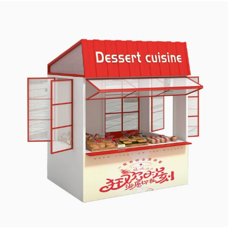 Food Good Snacks - Stand espositivo mobile per esterni, chiosco