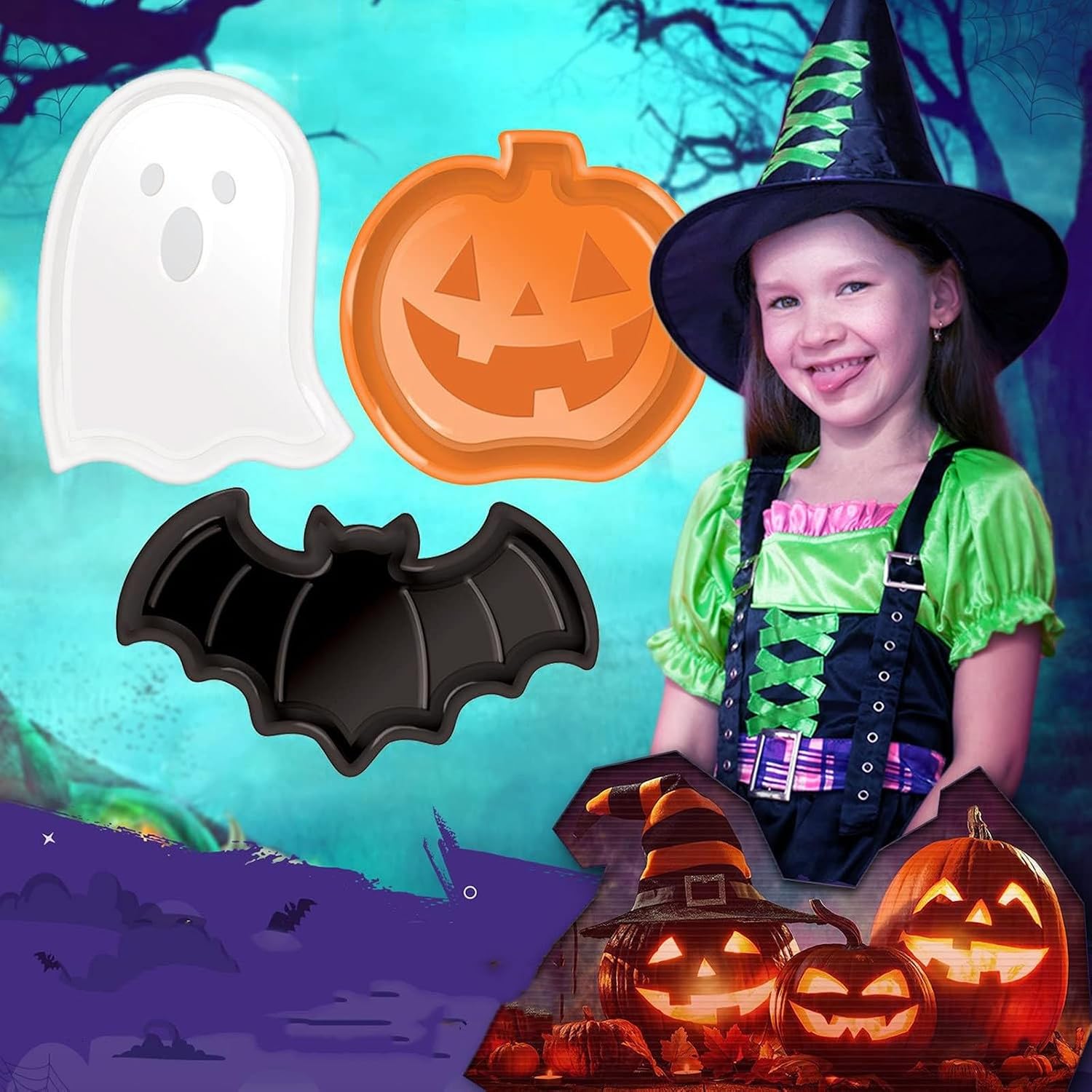 Piatti da portata riutilizzabi - Food Halloween Snacks recensione e prezzo