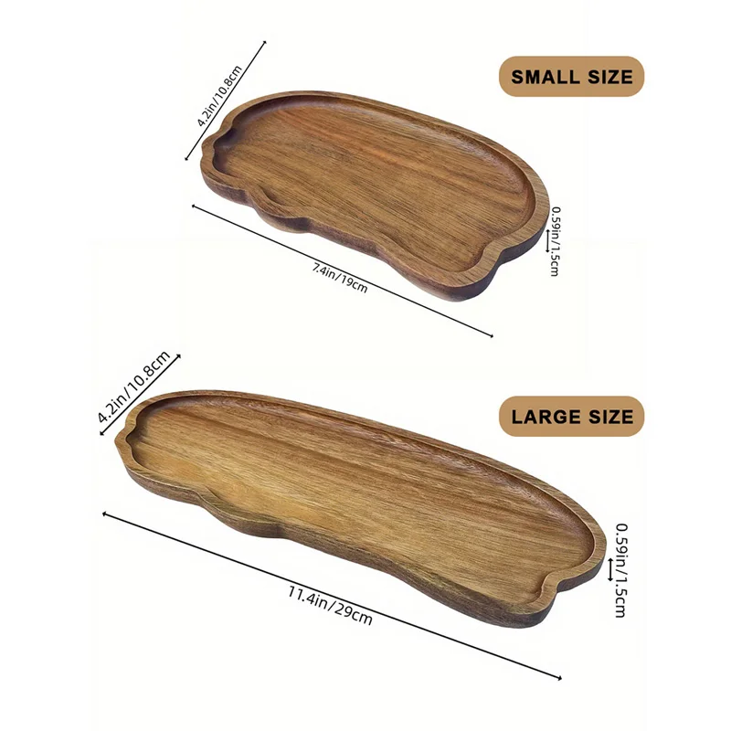 Vassoio da tè e caffè in legno - Food Snacks Candy recensione e prezzo