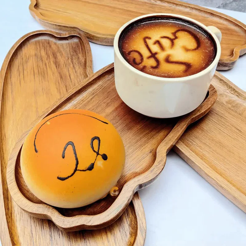 Vassoio da tè e caffè in legno - Food Snacks Candy recensione e prezzo